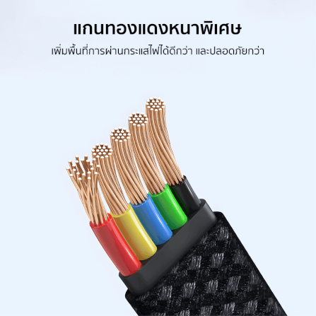สายชาร์จเกมมิ่ง ZTEC รุ่น ZL531 USB-C to Lightning 27W ยาว 1.2 เมตร สีดำ (รองรับชาร์จเร็ว PD / QC)_7